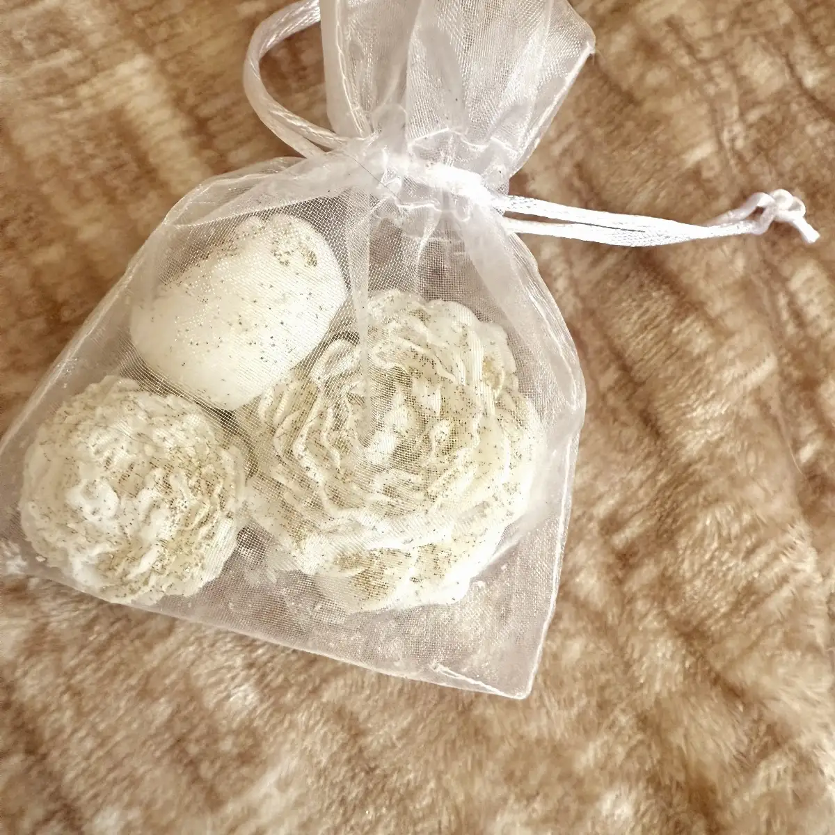 Fondant parfumé fleurs lot de 3